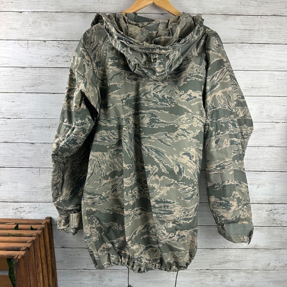 Orc Industries Improved Rainsuit Parka Wet Weather Jacket ACU Pattern XS - Picture 5 of 9